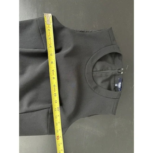 MADEWELL Fit And Flare A-line Dress Classic Modest in Black XS 2 MINT - Picture 9 of 9